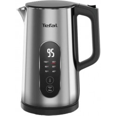 Электрочайник Tefal Selection 1.7л, с двойными стенками, 6 темп.реж, сенс. управл., серый