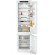 Холодильник Liebherr вбудований з нижн. мороз., 193.8x54.1х54.6, холод.відд.-215л, мороз.відд.-70л, 2дв., D, NF, диспл внутр., білий