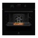 Духова шафа Electrolux електрична, 72л, A+, дисплей, конвекція, піроліз, телескопічні напрямні, чорний