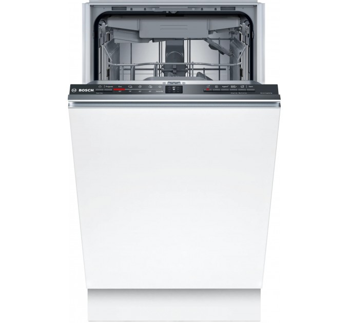 Посудомоечная машина Bosch встраиваемая, 10компл., A++, 45см, дисплей, 3я корзина, белый