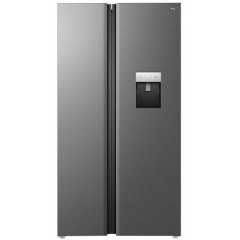 Холодильник TCL SBS, 177х92х63см, холод.отд.-322л, мороз.отд.-156л, 2дв., A++, NF, инв., диспл внешн., зона св-ти, диспенсер, нерж