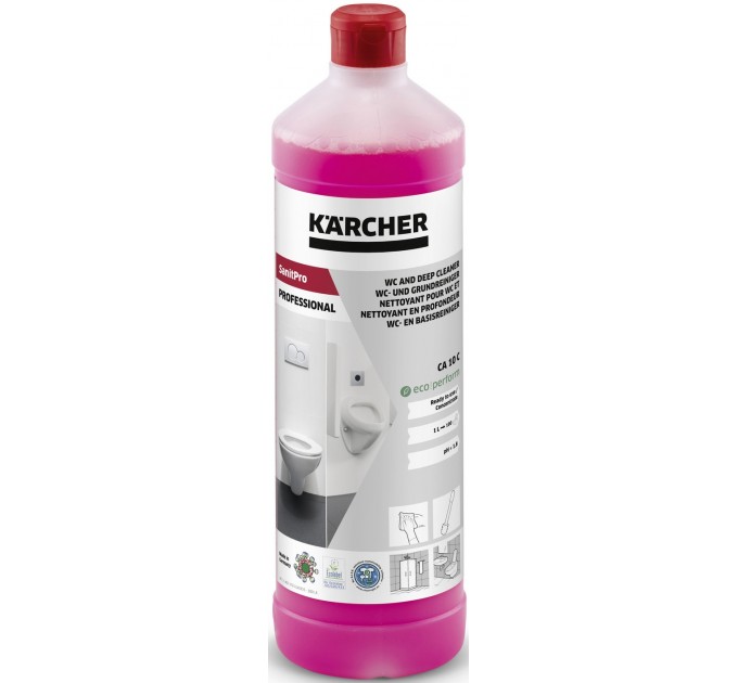 Засіб для очищення санітарних приміщень Karcher SanitPro CA 10 C 1л
