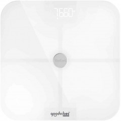 Весы Tefal напольные Goodvibes Sport, 180кг, Bluetooth, 4xAAA в компл, стекло, бeлый