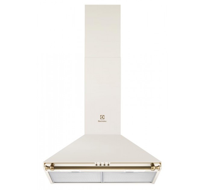 Вытяжка Electrolux купольная Rococo, 59см, 420м куб час, шампань