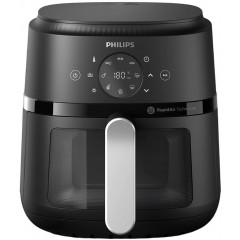 Мультипіч Philips Ovi digital, 1500Вт, чаша-4.2л, сенсорне керування, 13 авто. програм, віконце, пластик, чорний