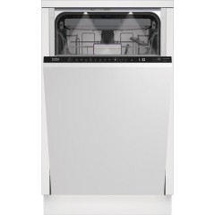 Посудомоечная машина Beko встраиваемая, 11компл., A+++, 45см, дисплей, 3-я корзина, белый