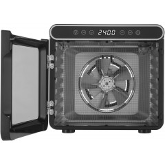 Сушка для продуктов Sencor 600Вт, поддонов - 7x2.8см, диаметр - 30см, электр. управление, металл, черный