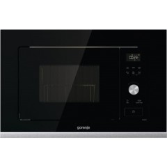 Микроволновая печь Gorenje встраиваемая, 20л, электр. управл., 800Вт, гриль, дисплей, черный