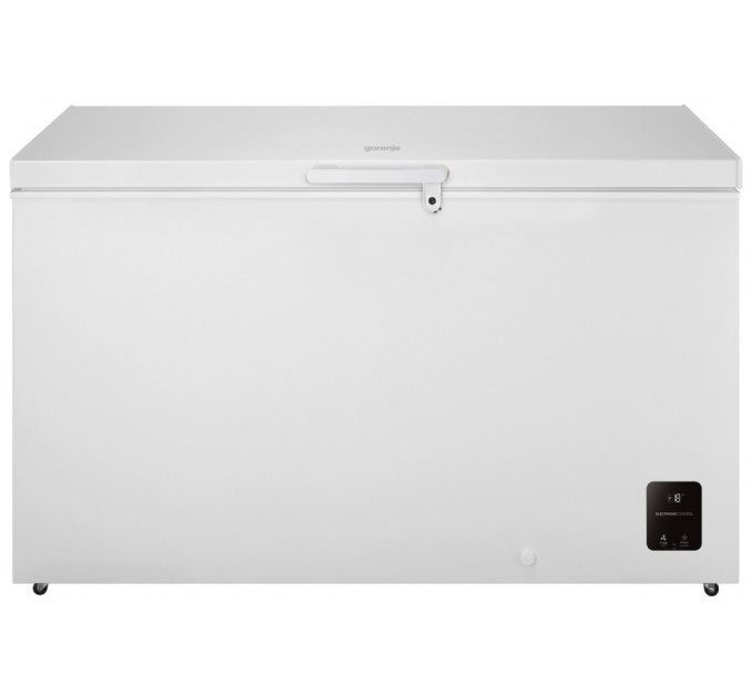 Морозильна скриня Gorenje, 420л, А+, ST, Дисплей, білий