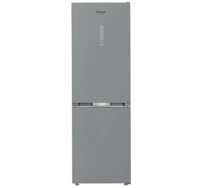 Холодильник Whirlpool с нижн. мороз., 186.5x60х66.3, холод.отд.-210л, мороз.отд.-104л, 2дв., А++, NF, дисплей, инв., зона нулевая, нерж