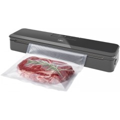 Вакууматор AEG для рулонов, пакетов и контейнеров, 80Вт, 30см, электронное управл., +10 пакетов, пластик, черный