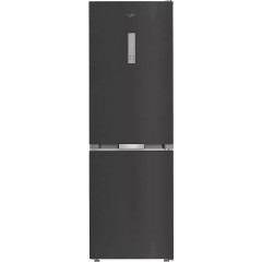 Холодильник Whirlpool с нижн. мороз., 186.5x60х66.3, холод.отд.-210л, мороз.отд.-104л, 2дв., А++, NF, дисплей, инв., зона нулевая, серый
