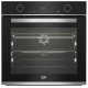 Духовой шкаф Beko электрический, 72л, A+, дисплей, конвекция, пар, 2 блюда, телескопические направляющие, нержавеющая сталь