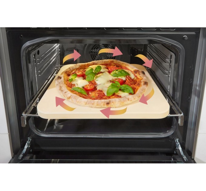 Плита Gorenje электрическая стеклокерамическая, 71л, 60x60см, дисплей, программатор, нерж