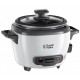 Рисоварка Russell Hobbs, 200Вт, чаша-0.7л, механическое управл., съемная крышка, нерж. сталь, черно-белый