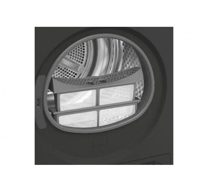Сушильная машина Beko тепловой насос, 8кг, A++, 60см, дисплей, подсветка барабана, серый