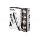 Машинка для стрижки WAHL HomePro Deluxe Combo, от сети, вибрационный мотор, насадок-12, мини-триммер в компл., серебристый