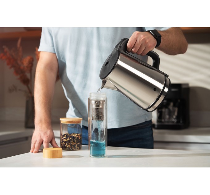 Электрочайник ARDESTO 2.2л, нерж. сталь, серебристый