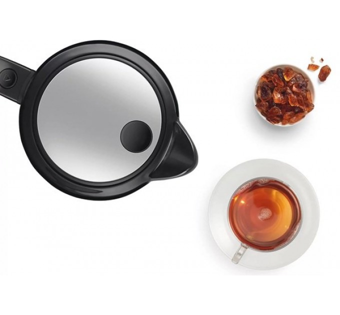 Електрочайник Bosch 1.7л, скло, чорний