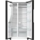 Холодильник SBS Gorenje, 179х70х92см, 2 дв., 376(190)л, А++, NF+, Инв. , Зона св-ти, диспенсер, генератор льда, Внешн.диспл, черный