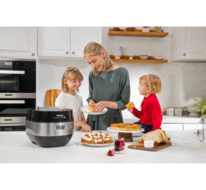 Мультиварка Tefal Multicook&Bake IH, 1500Вт, чаша-5л, электронное управл., металл/пластик, черный