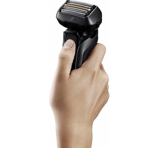 Бритва електр. Panasonic сеточная , 14000 об/мин, бритв.головок-5, Li-Ion, сух.+влажн., триммер, черный