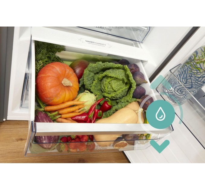 Холодильная камера Gorenje, 185x60х66, 398л, А++, дисплей, зона св-ти, черный