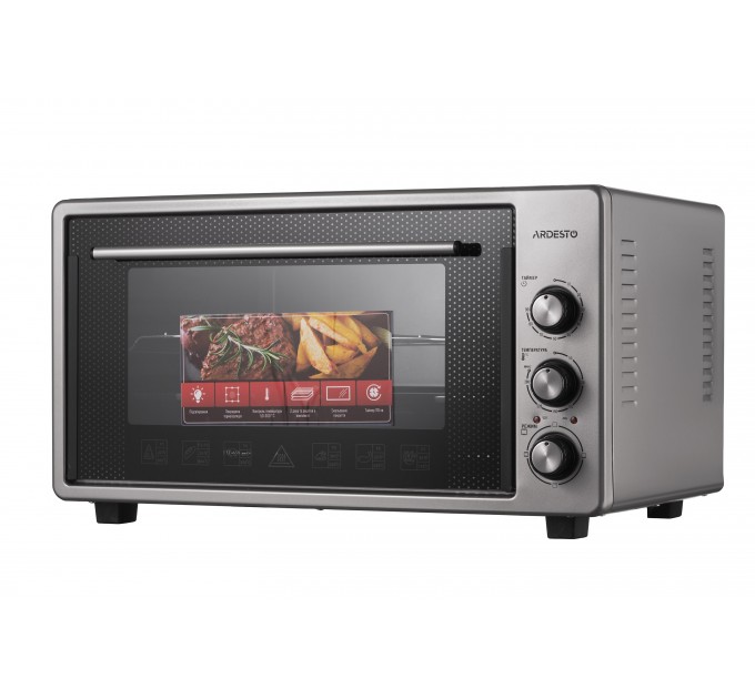 Піч електрична ARDESTO, 45л, 1600Вт, механіч., сірий