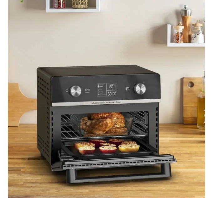 Мультипечь Tefal Easy Fry Oven Multifunctional, 1800Вт, механ. управл., пластик, черный