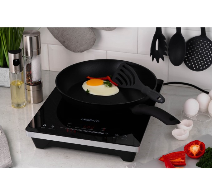 Плитка настольная ARDESTO индукионная, конф. - 1 на 1.8кВт, управл. - сенсорное, таймер, boost, черный