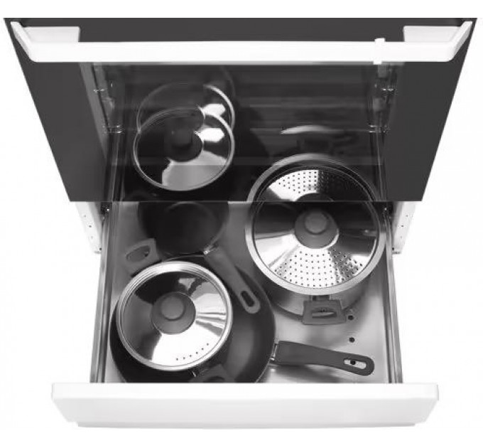 Плита Hansa електрична склокерамічна, 65л, 50x60см, дисплей, конвекція, нерж