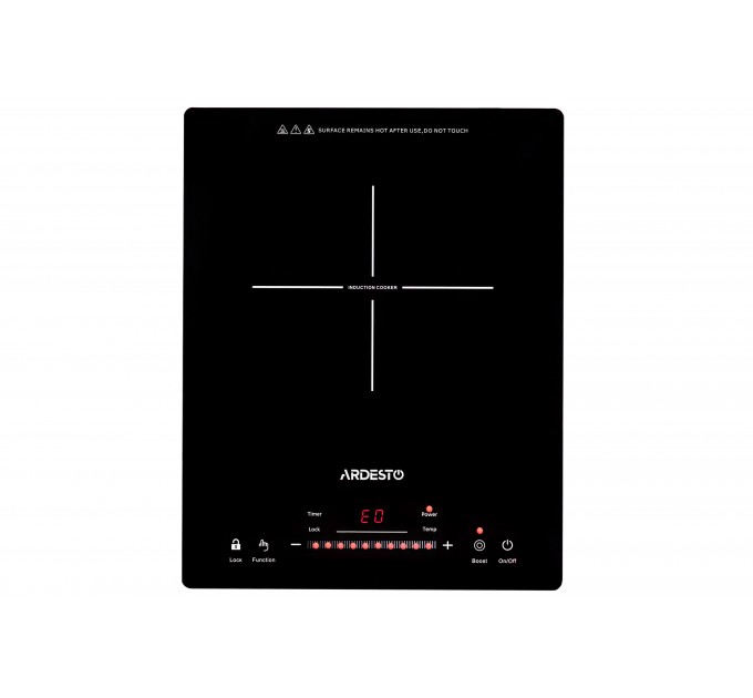 Плитка настольная ARDESTO индукионная, конф. - 1 на 1.8кВт, управл. - сенсорное, таймер, boost, черный