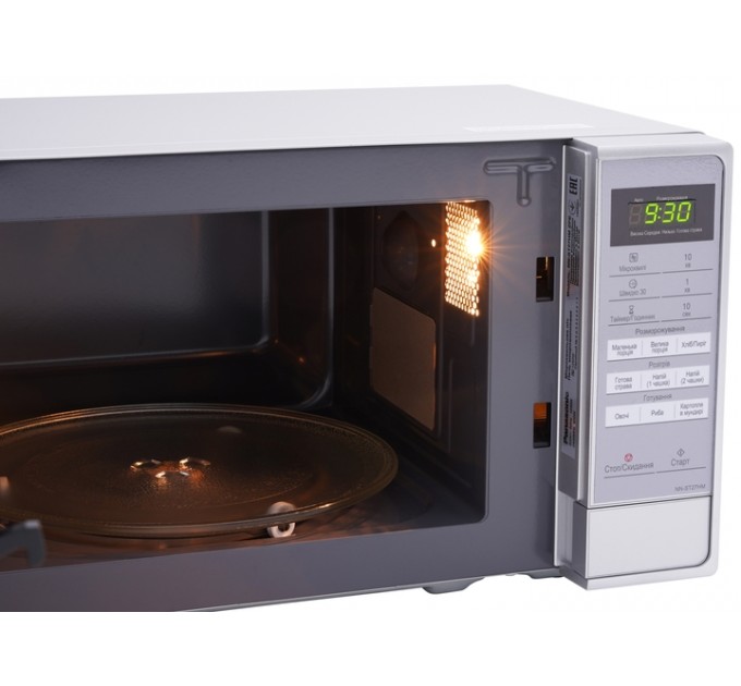 Мікрохвильова піч Panasonic , 20л, електр.керув., 800Вт, дисплей, сірий