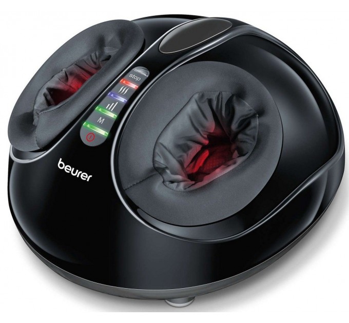 Массажер Beurer для ног, от сети , 3 режима, шиацу, подогрев, черный