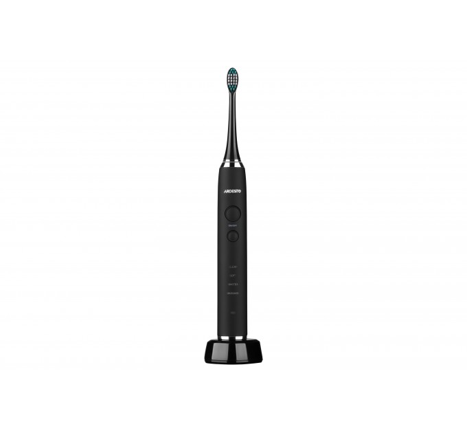 Щетка зубная электр. ARDESTO, ETB-211B, 40т. колеб/мин, насадок-5, футляр, IPX7, черный
