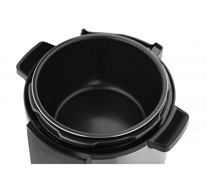 Мультиварка-скороварка ARDESTO, 900Вт, чаша-5л, електронне керув., книга рецептів, метал/пластик, сірий