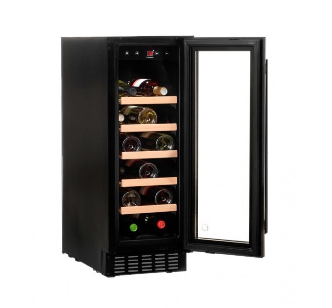 Холодильник Hansa для вина, 82x29.5х61.5, холод.отд.-57л, зон - 1, бут-20, ST, дисплей, черный