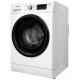 Стиральная машина Whirlpool фронтальная, 8кг, 1200, A+++, 60см, дисплей, пар, инвертор, люк черный, белый
