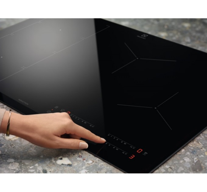 Варочная поверхность Electrolux индукционная, 60см, Hob2Hood, черный