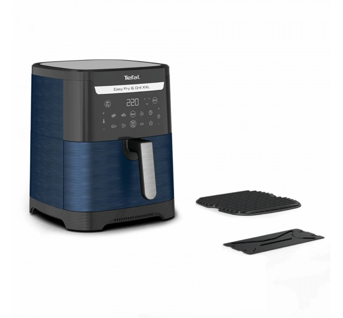 Мультипечь Tefal EasyFry&Grill XXL, 1830Вт, чаша-6.5л, сенсорное управл., 8 програм, пластик, серо-синий