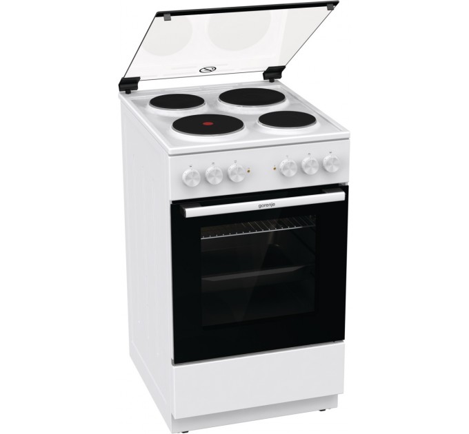 Плита Gorenje электрическая , 68л, 50x60см, гриль, белый