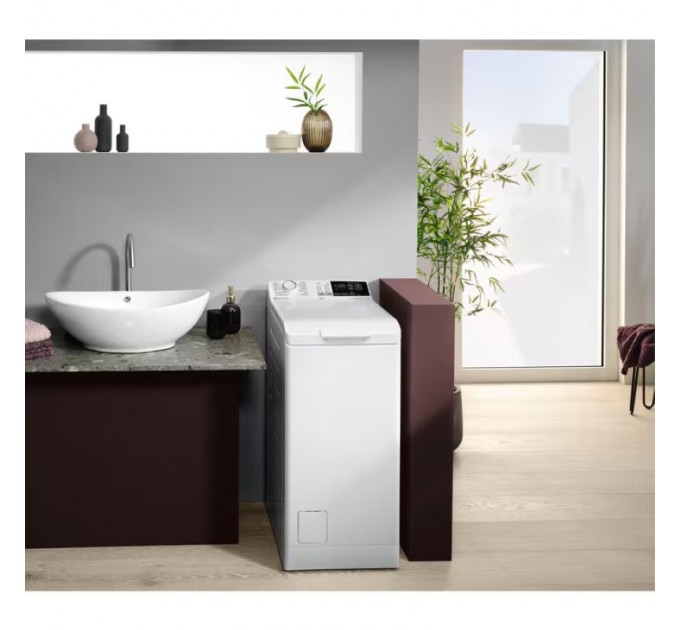 Стиральная машина Electrolux вертикальная, 6кг, 1000, D, 60см, дисплей, белый