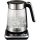 Электрочайник Russell Hobbs Attentiv Kettle, 1.7л, Strix, стекло, база с отсеком для шнура, серый