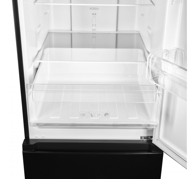 Холодильник ARDESTO с нижн. мороз., 195x60х67, холод.отд.-245л, мороз.отд.-97л, 2дв., А+, NF, диспл внешн., зона св-ти, черный