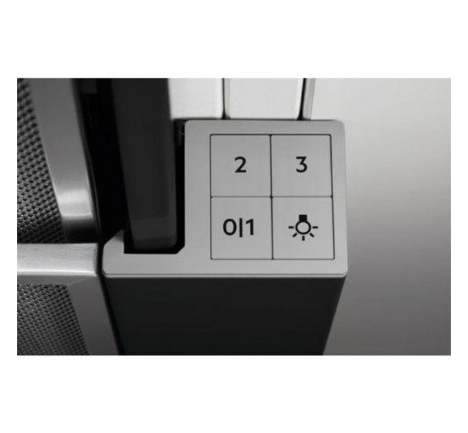 Витяжка Electrolux телескопічна, 59см, 410м.куб/год., чорний