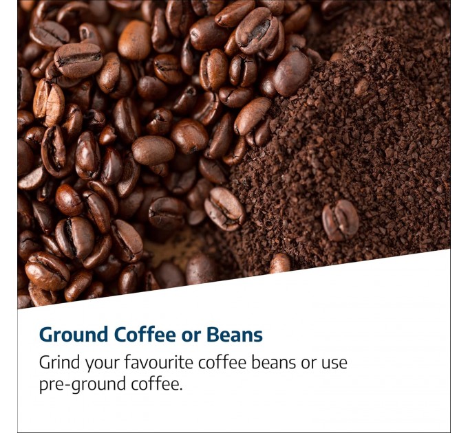 Кавомашина Beko 2.0л, зерно, ручний капучинатор, авторецептів - 5, чорний