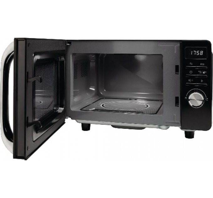 Мікрохвильова піч Gorenje, 20л, електр. керув., 700Вт, гриль, дисплей, чорний