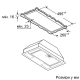 Витяжка Bosch вбудована, 53см, 302м.куб/год, нерж