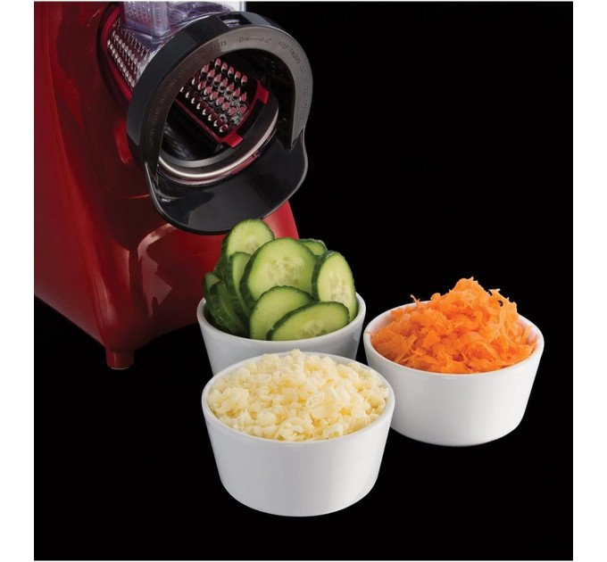 Мультирезка Russell Hobbs Desire Slice&Go, 200Вт, 3 насадки, корпус-пластик, крассный