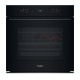 Духова шафа Whirlpool електрична, 73л, A+, дисплей, конвекція, піроліз, телескопічні напрямні, чорний